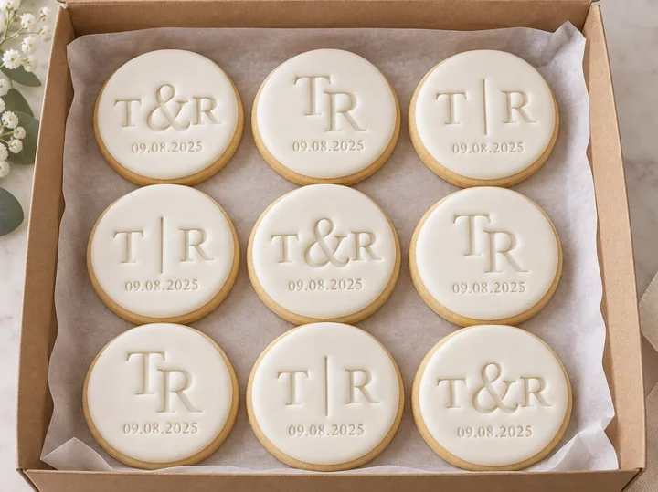 Did you know...
That I not only make gorgeous custom designed Wedding Cakes, but custom Wedding Cookies as well?
They make the perfect wedding favours, each one individually wrapped for guests to take home.
You can even select your own desi